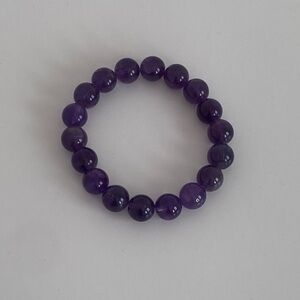 Amethyst Beaded Bracelet